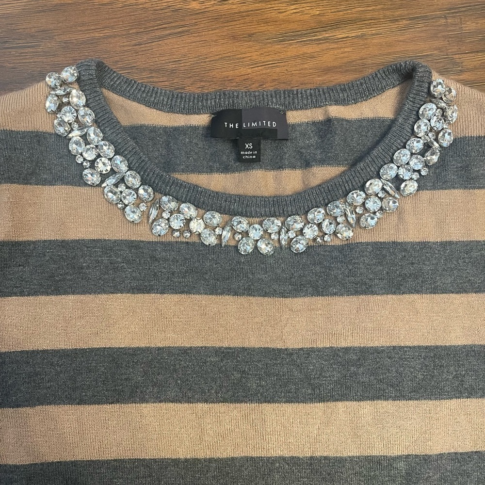 The Limited Striped Sweater Size XS - Picture 2 of 4